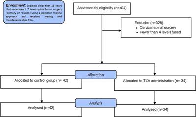 Efficacy of Intravenous Tranexamic Acid in Reducing Perioperative Blood Loss and Blood Product Transfusion Requirements in Patients Undergoing Multilevel Thoracic and Lumbar Spinal Surgeries: A Retrospective Study